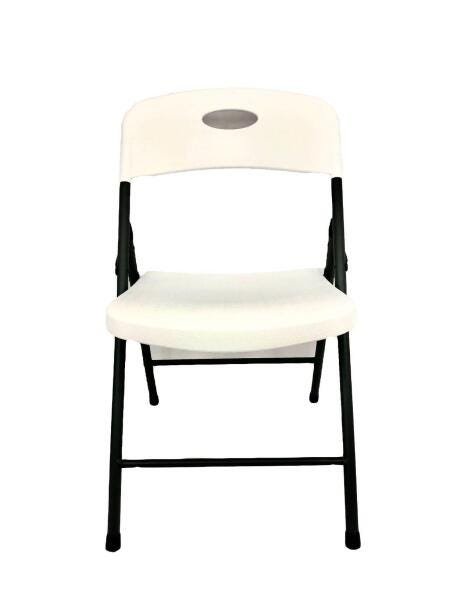 Cadeira Dobrável Branca - Para Mesa Maleta - 1