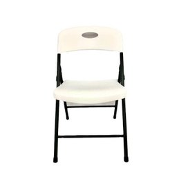 Cadeira Dobrável Branca - Para Mesa Maleta - 1