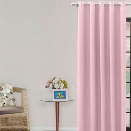 Cortina Blackout 1,40 X 2,20m Folha Unica Ilhos para Provador Corta Luz Cor Rosa - 6
