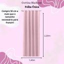 Ver imagem 3 de Cortina Blackout 1,40 X 2,20m Folha Unica Ilhos para Provador Corta Luz Cor Rosa
