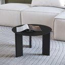 Ver imagem 1 de Mesa de Centro Orgânica 60cm Chanfrada Pé Madeira 28019 Artesano