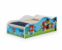 Ver imagem 3 de Mini Cama Infantil Adesivada Patrulha Canina MDF com Proteção Lateral e Colchão Ortobom