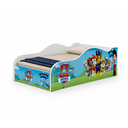 Ver imagem 3 de Mini Cama Infantil Adesivada Patrulha Canina MDF com Proteção Lateral e Colchão Ortobom
