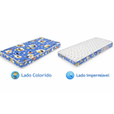 Ver imagem 5 de Mini Cama Infantil Adesivada Patrulha Canina MDF com Proteção Lateral e Colchão Ortobom