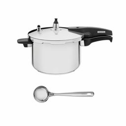 Panela Pressão 6L Allegra + Concha Extrata Inox Tramontina - 1