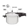 Panela Pressão 6L Allegra + Concha Extrata Inox Tramontina - 3