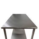 Ver imagem 5 de Mesa Aço Inox Industrial 130x60x90 Cm Plano Liso Nortinox
