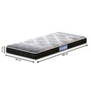 Ver imagem 2 de Colchão Solteiro Probel 188x88x14 Guarda Costa 008725/2013- - Branco / Preto