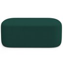Ver imagem 3 de Kit 02 Puffs Decorativos Orgânicos para Living Quarto 100cm Doha W01 Bouclê Verde - Lyam Decor