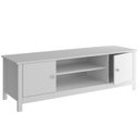 Ver imagem 1 de Rack Bancada para Tv 42 Pol 2 Portas 146 Cm R606 Branco Dtall