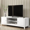Ver imagem 2 de Rack Bancada para Tv 42 Pol 2 Portas 146 Cm R606 Branco Dtall