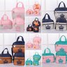 Kit Bolsa Bebê Saída Maternidade 3 Peças Personagem Coleções: Safari Rosa - 4