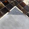 Tapete De Couro Marrom Escuro Degrade 1,50x2,50 Com Bordas - 3