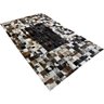 Tapete De Couro Marrom Escuro Degrade 1,50x2,50 Com Bordas - 2