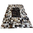 Ver imagem 1 de Tapete De Couro Marrom Escuro Degrade 1,50x2,50 Com Bordas