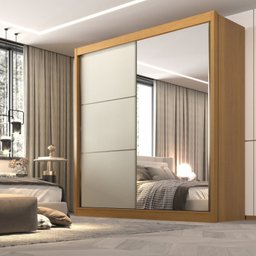 Guarda Roupa Casal 2 Portas 6 Gavetas 100% Mdf Coliseu - 2