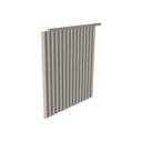 Ver imagem 2 de Painel Gizé 144 Santa Luzia Br 14cm - Cinza Glacial - Cinza Glacial Único
