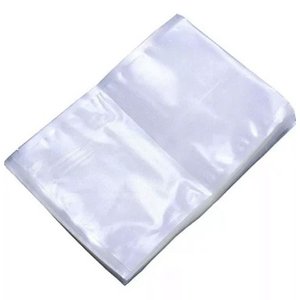 100 Unidades Saco Plástico Embalagem Ranhurada 25x30cm