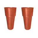 Ver imagem 1 de Kit 2 Vaso Plantar Lux 65x30 Decoração Hall Entrada Jardim Design Elegante