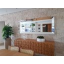 Ver imagem 3 de Espelho Chanfrado Buffet 120x180 Cm Cristal Prata