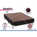 Ver imagem 3 de Cama Box Base Solteiro Ortobom Suede Black 0.69x1,88x0,30