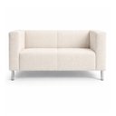 Ver imagem 5 de Sofá Perola 2 Lugares Kubo 153cm Bouclé Off White - Sallar Home