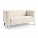 Ver imagem 1 de Sofá Perola 2 Lugares Kubo 153cm Bouclé Off White - Sallar Home