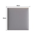 Ver imagem 4 de Cabeceira Modulada Estofada Solteiro Corino Cinza Clean 16 Unidades