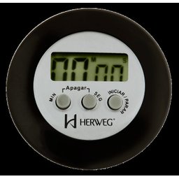 Temporizador Cronômetro Regressivo Progressivo Preto Herweg - 1