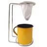 Kit Mini Coador De Café Com Caneca Amarela - 1