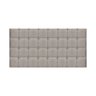 Cabeceira Queen Estofada Luxo Modulada Veludo Cinza Clean 32 Unidades - 2