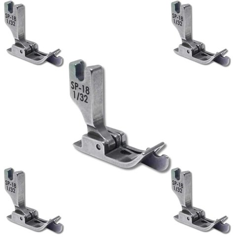 05 Calcadores Pesponto Lado Direito C. Guia Reta Industrial 1mm Sp-18 1/32