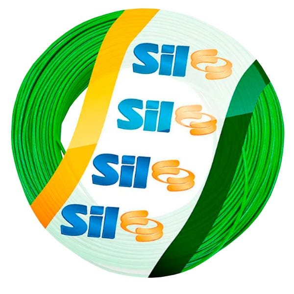 Fio Cabo Flexível Verde 0,75 Mm Anti Chama Sil 200 Metros - 1