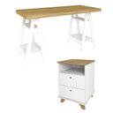 Ver imagem 1 de Conjunto Escritório Home: Escrivaninha 6056 + Gaveteiro 6134