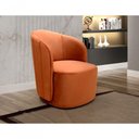 Ver imagem 5 de Poltrona Stela Decorativa em Veludo Terracota 400 Bella Decor