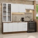 Ver imagem 1 de Armário de Cozinha Completa 270 cm Rustic/Branco Vik Madesa 05
