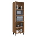 Ver imagem 4 de Paneleiro Torre Quente 65cm para Forno e Micro-ondas 4 Portas Havana Multimóveis Cr20311 Rovere/