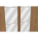 Ver imagem 6 de Guarda Roupa 6 Portas (2 c/ Espelho) e 3 Gavetas c/ Pés CB01T580 Canela/Grafite - Kappesberg