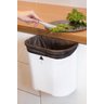Lixeira Suspensa 8l Branca Mor - 6