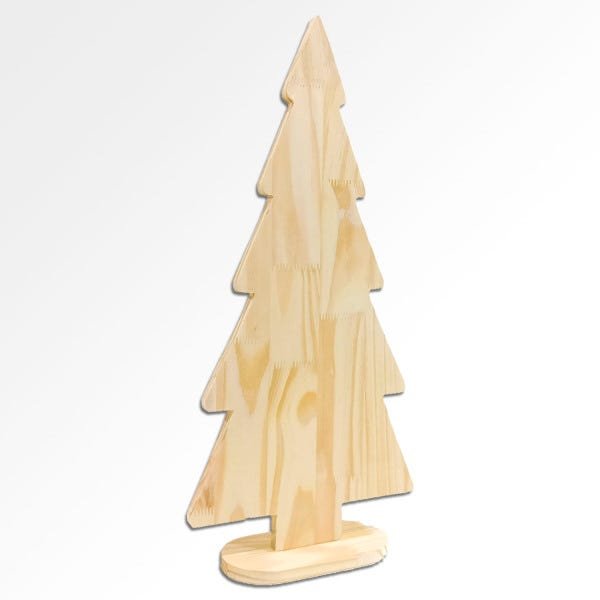 Arvore De Natal 60 cm Pinheiro Madeira Pinus Decoração Moai