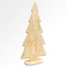 Arvore De Natal 60 cm Pinheiro Madeira Pinus Decoração Moai - 1