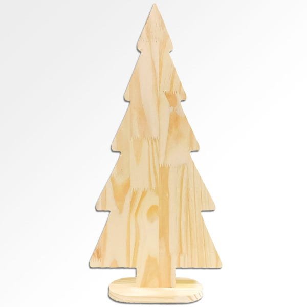 Arvore De Natal 60 cm Pinheiro Madeira Pinus Decoração Moai - 2