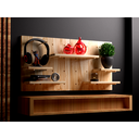 Ver imagem 5 de Kit 2x Painel Pegboard Multifuncional Prateleira Decoração Madeira Pinus