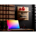 Ver imagem 2 de Kit 2x Painel Pegboard Multifuncional Prateleira Decoração Madeira Pinus