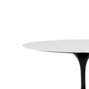 Ver imagem 3 de Mesa de Jantar Saarinen Oval 244x137 Cm Mármore Carrara Base Preta