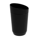 Ver imagem 4 de Kit Banheiro Preto Crippa 4 Peças Porta Escova Porta Sabonete Líquido Porta Algodão e Saboneteira