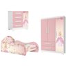 Jogo de Quarto Infantil Princesa Rosa Menina - 2