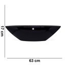 Ver imagem 5 de Vaso Decorativo Barca Preto 17x63x17 cm - D’Rossi