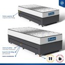 Ver mais imagens de Cama Box com Auxiliar + Colchão de Molas Ensacadas Double Face Essence Probel Solteiro 88cm