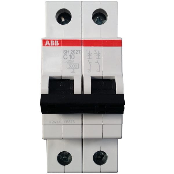 Disjuntor Bipolar ABB SH202 T 32A Curva C Norma DIN - 2